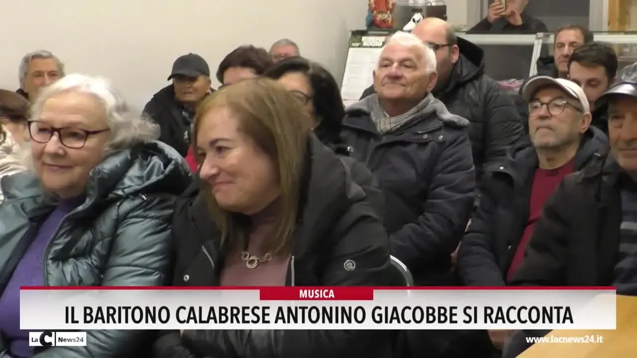 Il baritono calabrese Antonino Giacobbe si racconta
