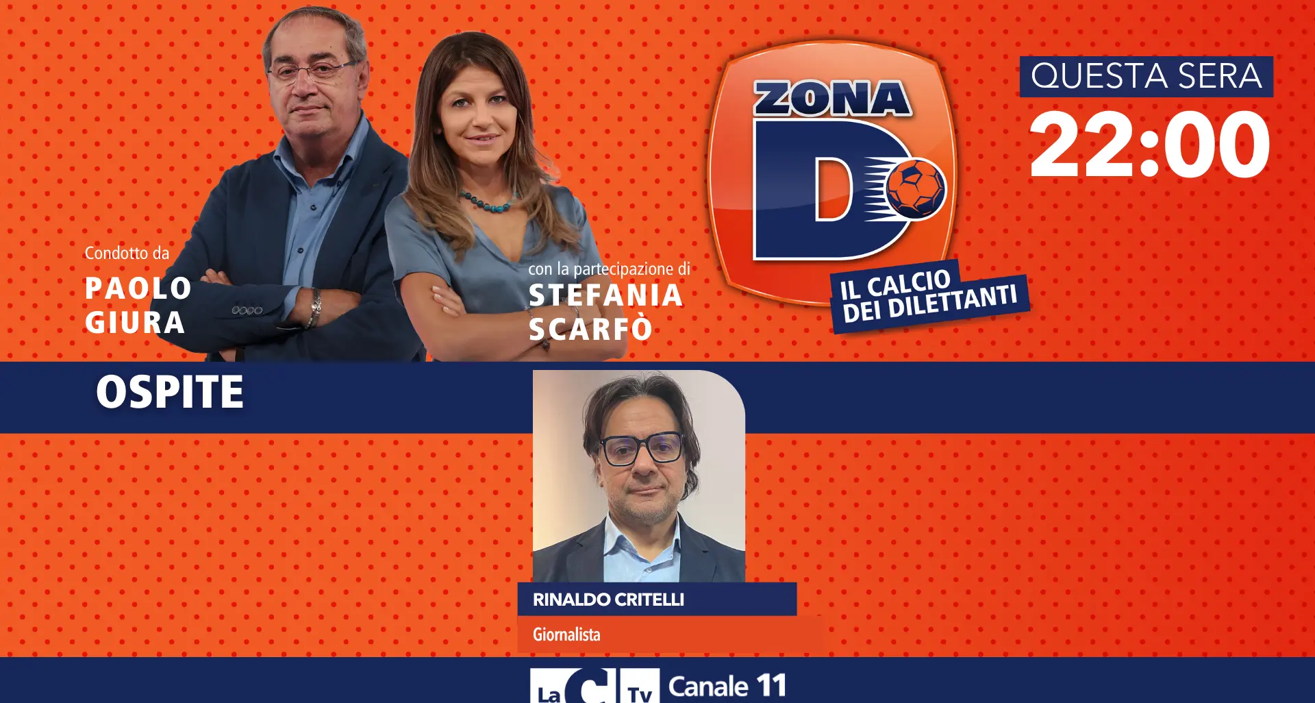 Zona D torna su LaC Tv: riflettori sulla ventiduesima giornata di Serie D\n