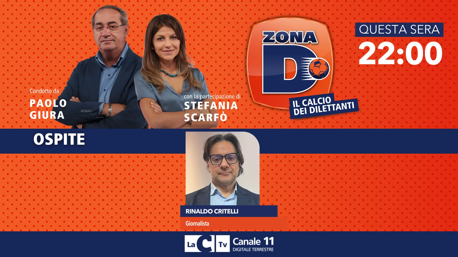 Zona D torna su LaC Tv: riflettori sulla ventiduesima giornata di Serie D\n