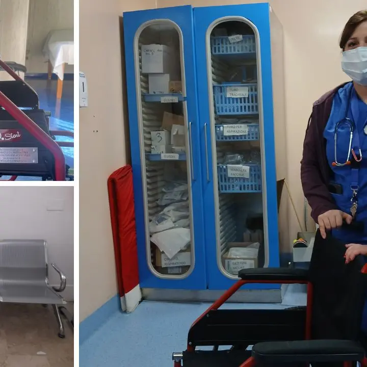 Sedie a rotelle per gli ospedali di Tropea e Vibo nel ricordo di un loro caro scomparso:\u00A0il dono di una famiglia di Zambrone\n