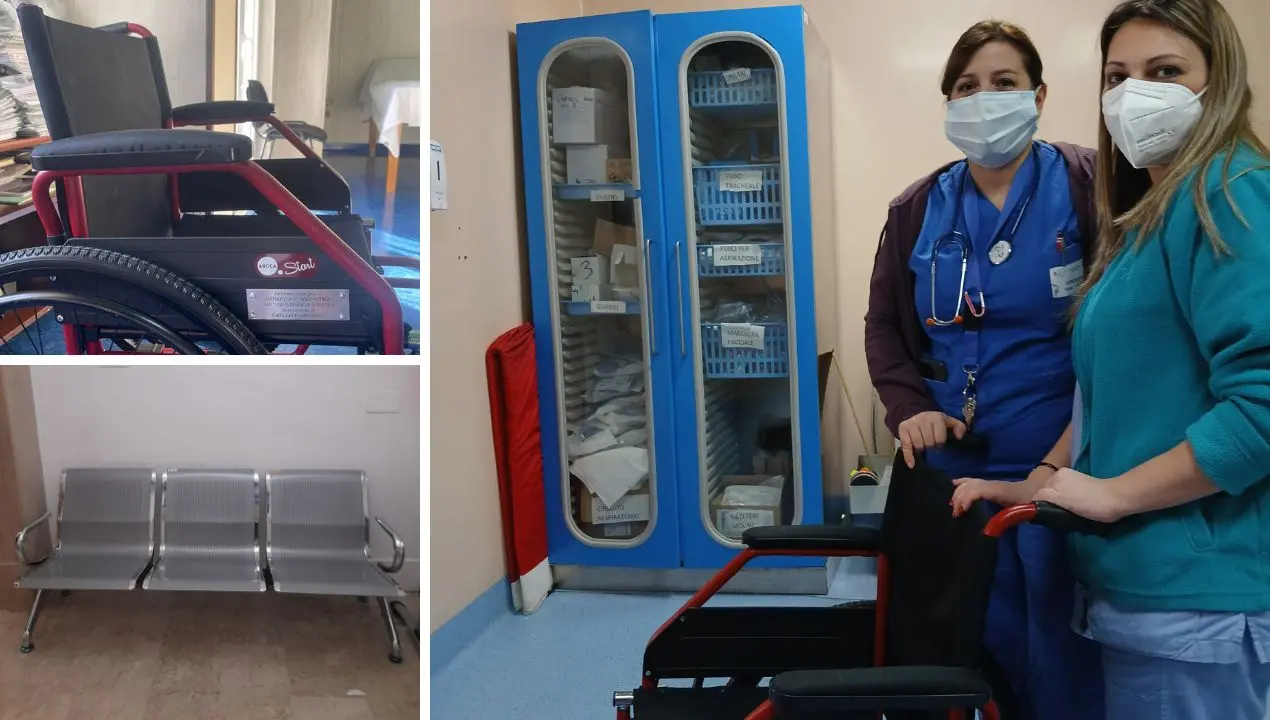 Sedie a rotelle per gli ospedali di Tropea e Vibo nel ricordo di un loro caro scomparso:\u00A0il dono di una famiglia di Zambrone\n