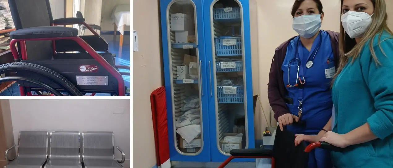 Sedie a rotelle per gli ospedali di Tropea e Vibo nel ricordo di un loro caro scomparso:\u00A0il dono di una famiglia di Zambrone\n
