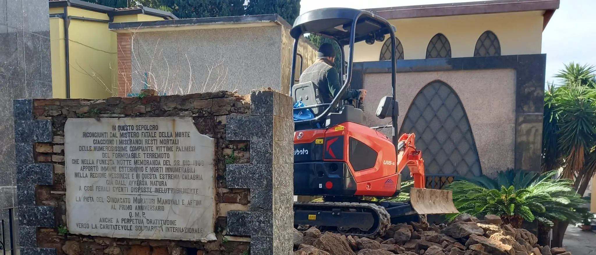 Palmi, demolizione nel luogo della memoria del terremoto del 1908: FARO chiede chiarezza al Comune\n
