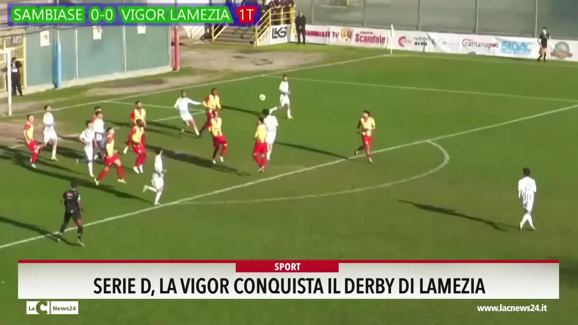 Serie D, la Vigor conquista il derby di Lamezia