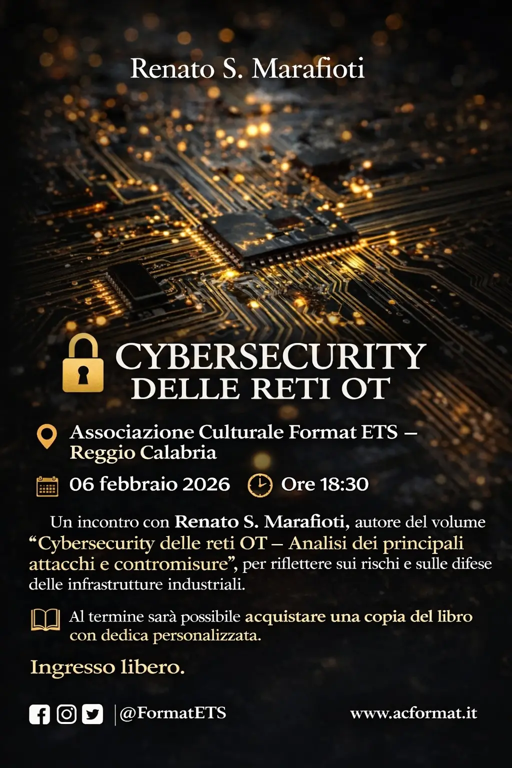 Cybersecurity e infrastrutture critiche: a Reggio Calabria un evento sulle reti OT\n