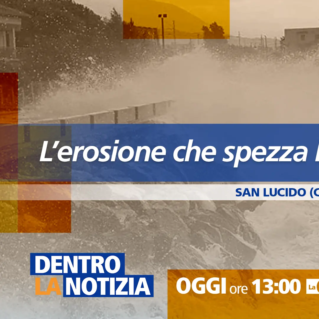 L’erosione costiera spezza in due\u00A0la Calabria: a Dentro la Notizia focus sugli strascichi del ciclone Harry\n