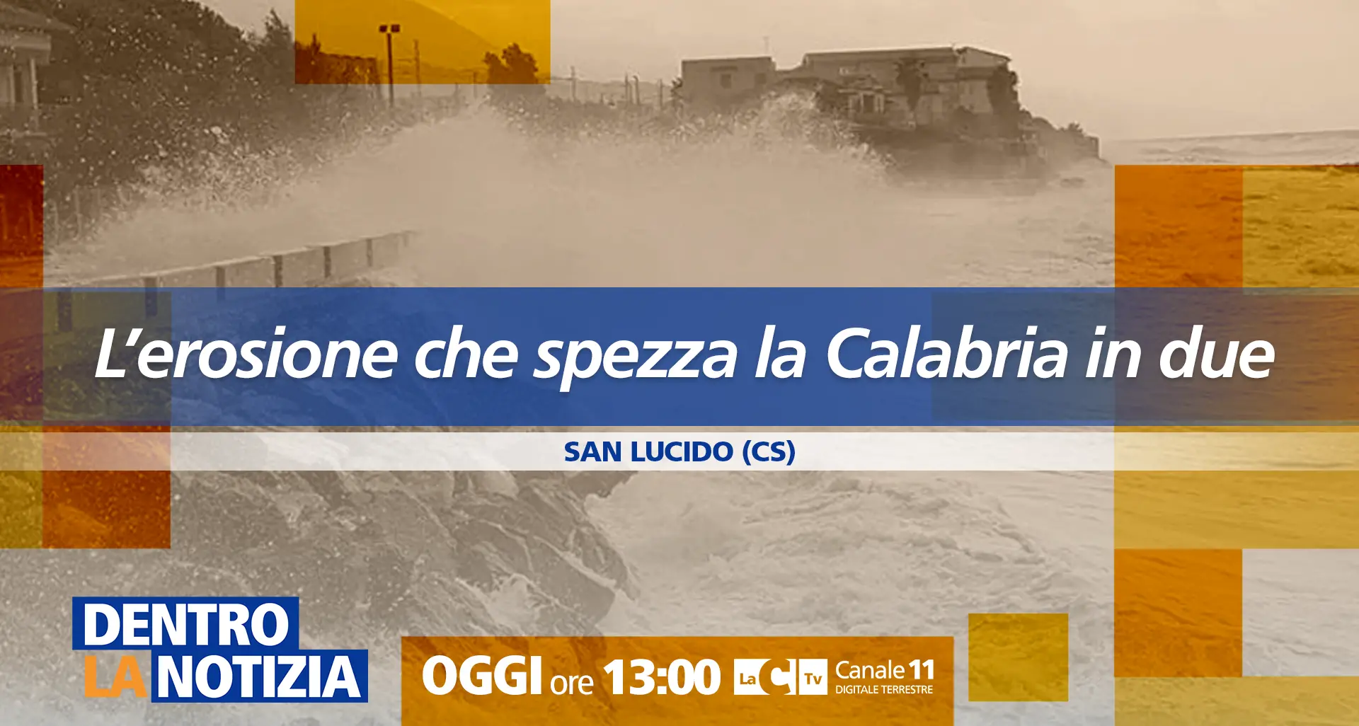 L’erosione costiera spezza in due\u00A0la Calabria: a Dentro la Notizia focus sugli strascichi del ciclone Harry\n