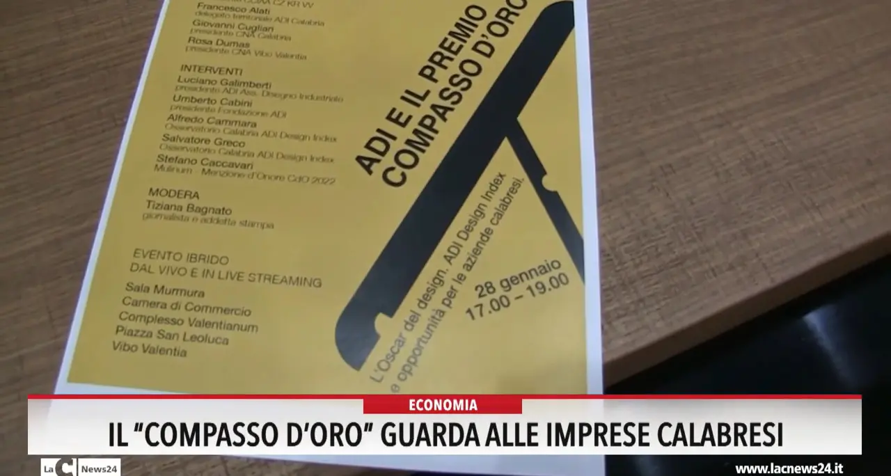 Il Compasso d'oro guarda alle imprese calabresi