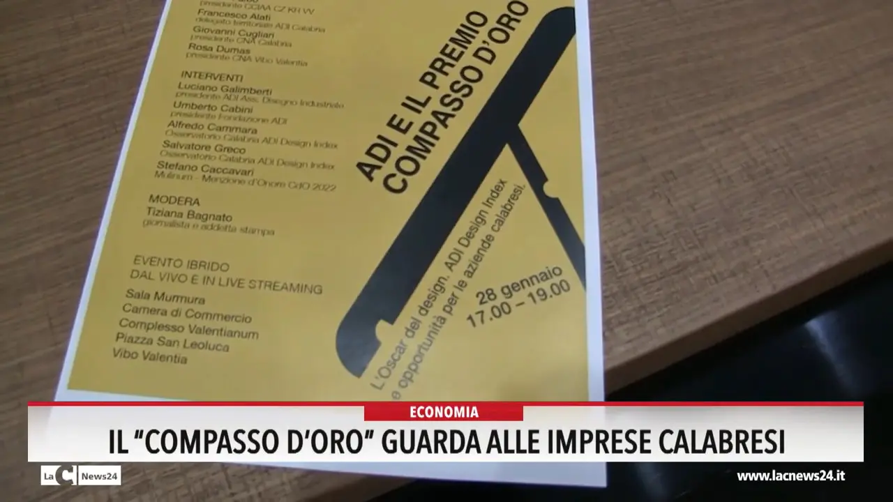 Il Compasso d'oro guarda alle imprese calabresi