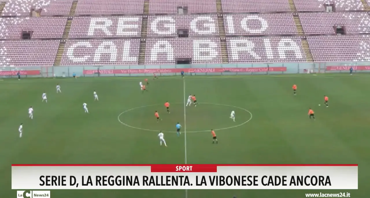 Serie D: la Reggina rallenta, la Vibonese cade ancora
