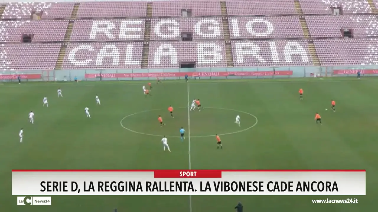 Serie D: la Reggina rallenta, la Vibonese cade ancora