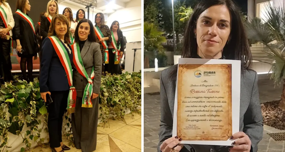 La sindaca di Brognaturo Rossana Tassone tra le 126 prime cittadine del Sud premiate per il loro impegno nelle aree interne\n