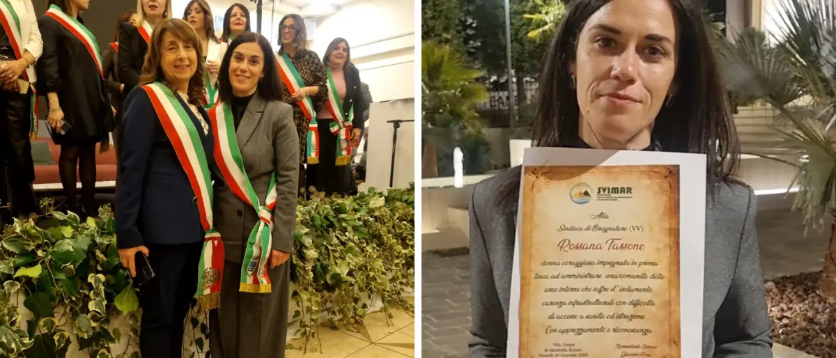 La sindaca di Brognaturo Rossana Tassone tra le 126 prime cittadine del Sud premiate per il loro impegno nelle aree interne\n
