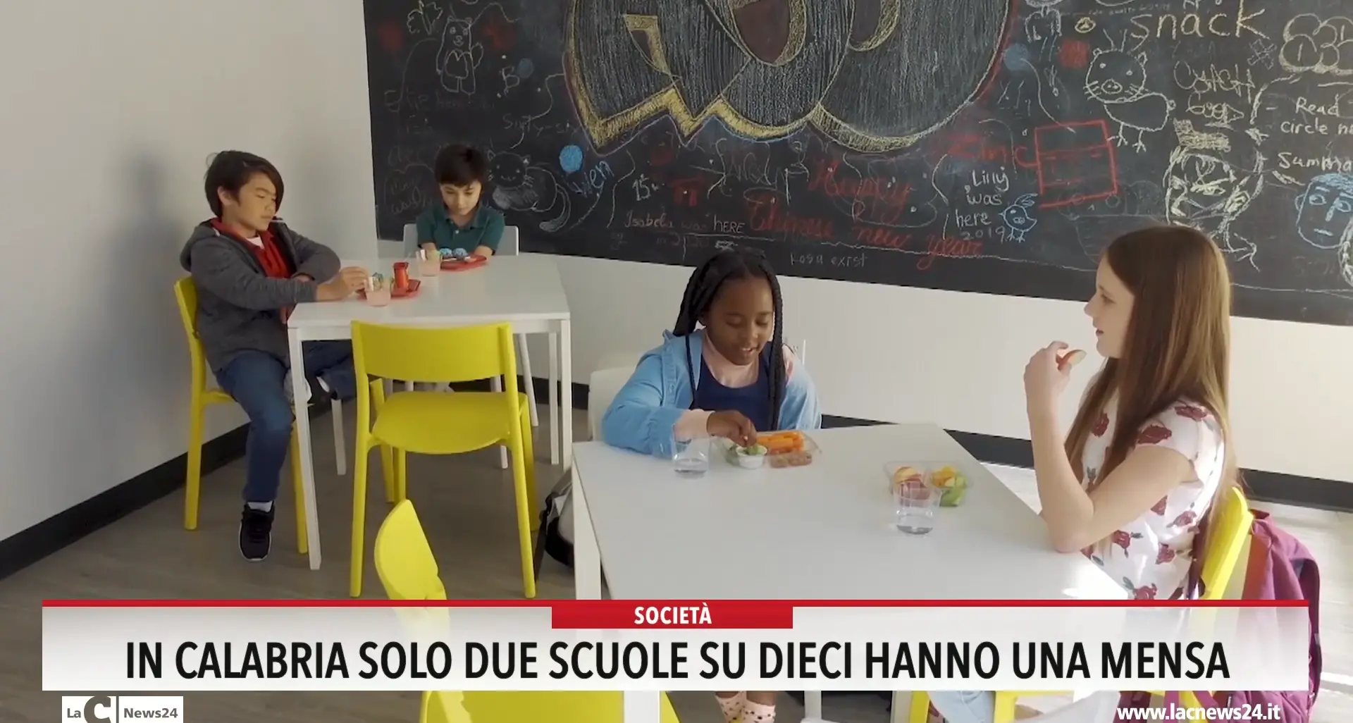 In Calabria solo due scuole su dieci hanno una mensa