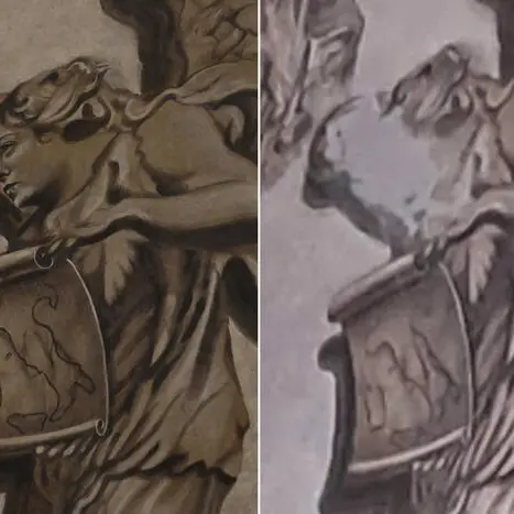 Il volto dell’angelo Meloni cancellato dalla basilica. Il restauratore: «Così ha voluto il Vaticano»\n