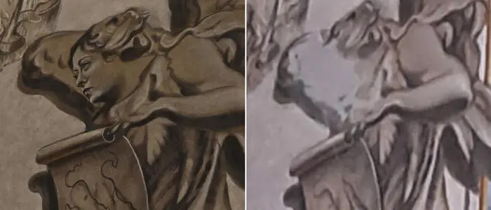 Il volto dell’angelo Meloni cancellato dalla basilica. Il restauratore: «Così ha voluto il Vaticano»\n