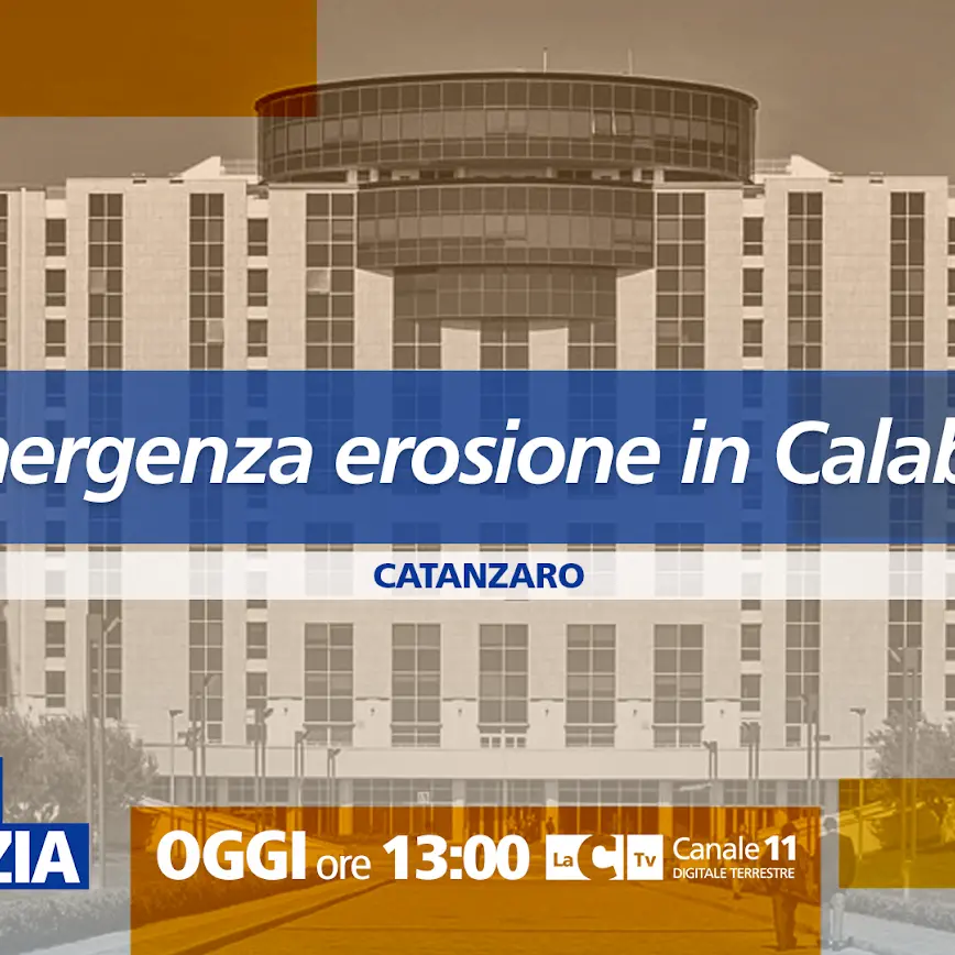 L’emergenza erosione costiera in Calabria al centro della nuova puntata di Dentro la notizia\n