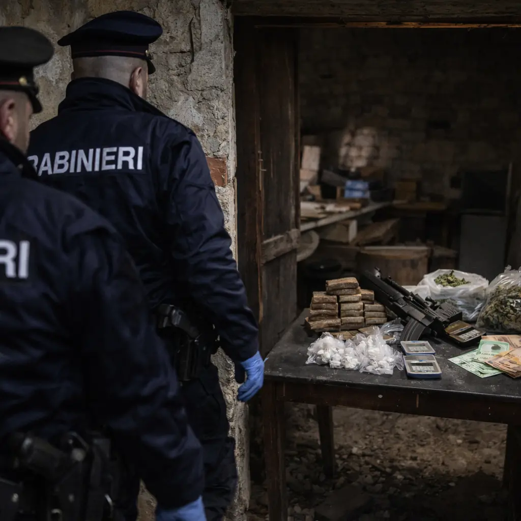 Maxi-sequestro di droga e armi clandestine tra Cleto e Amantea: un arresto e due denunce dei Carabinieri