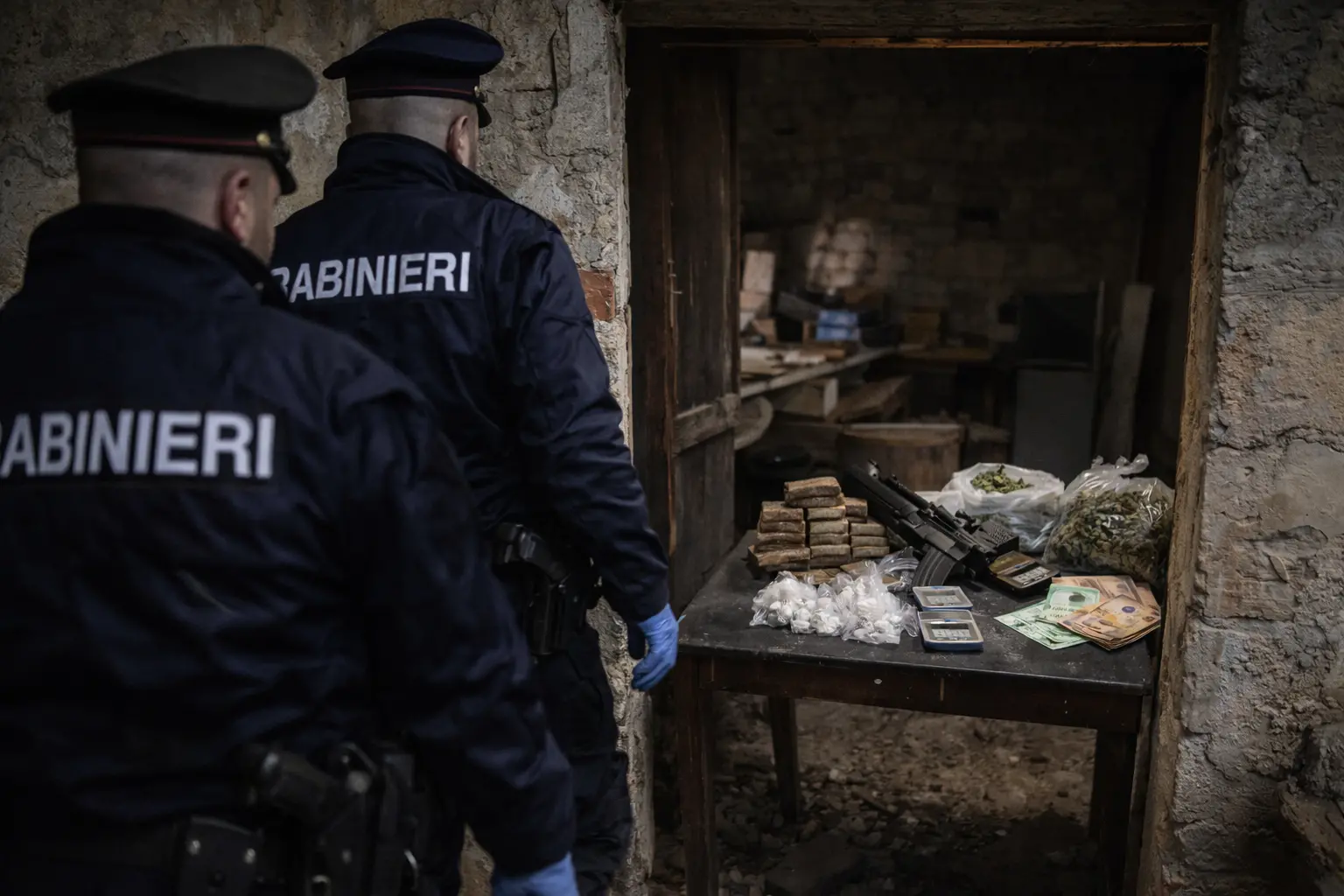 Maxi-sequestro di droga e armi clandestine tra Cleto e Amantea: un arresto e due denunce dei Carabinieri