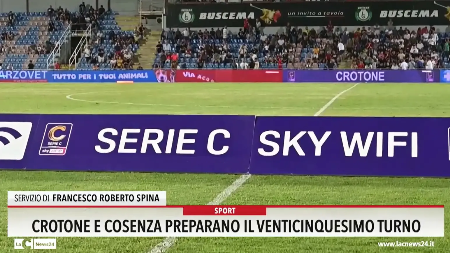 Crotone e Cosenza preparano il venticinquesimo turno
