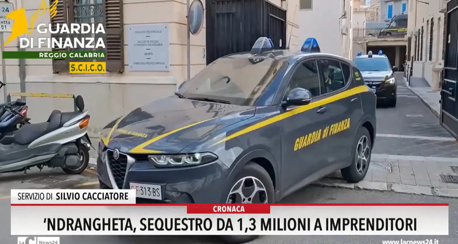 'Ndrangheta, sequestro da 1,3 milioni a imprenditori