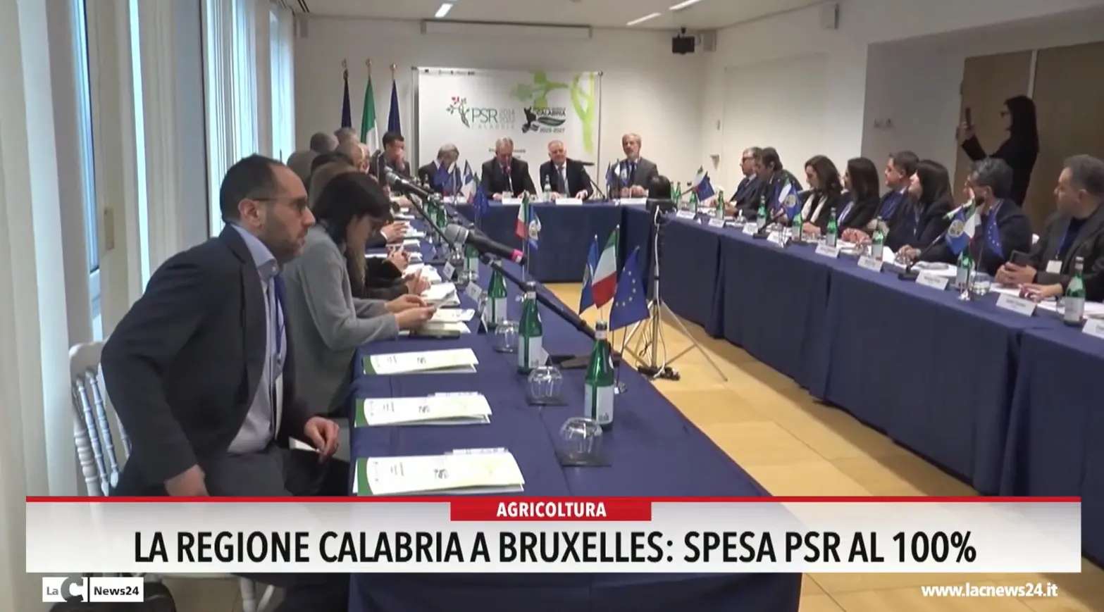 La Regione Calabria a Bruxelles: spesa Psr al 100%