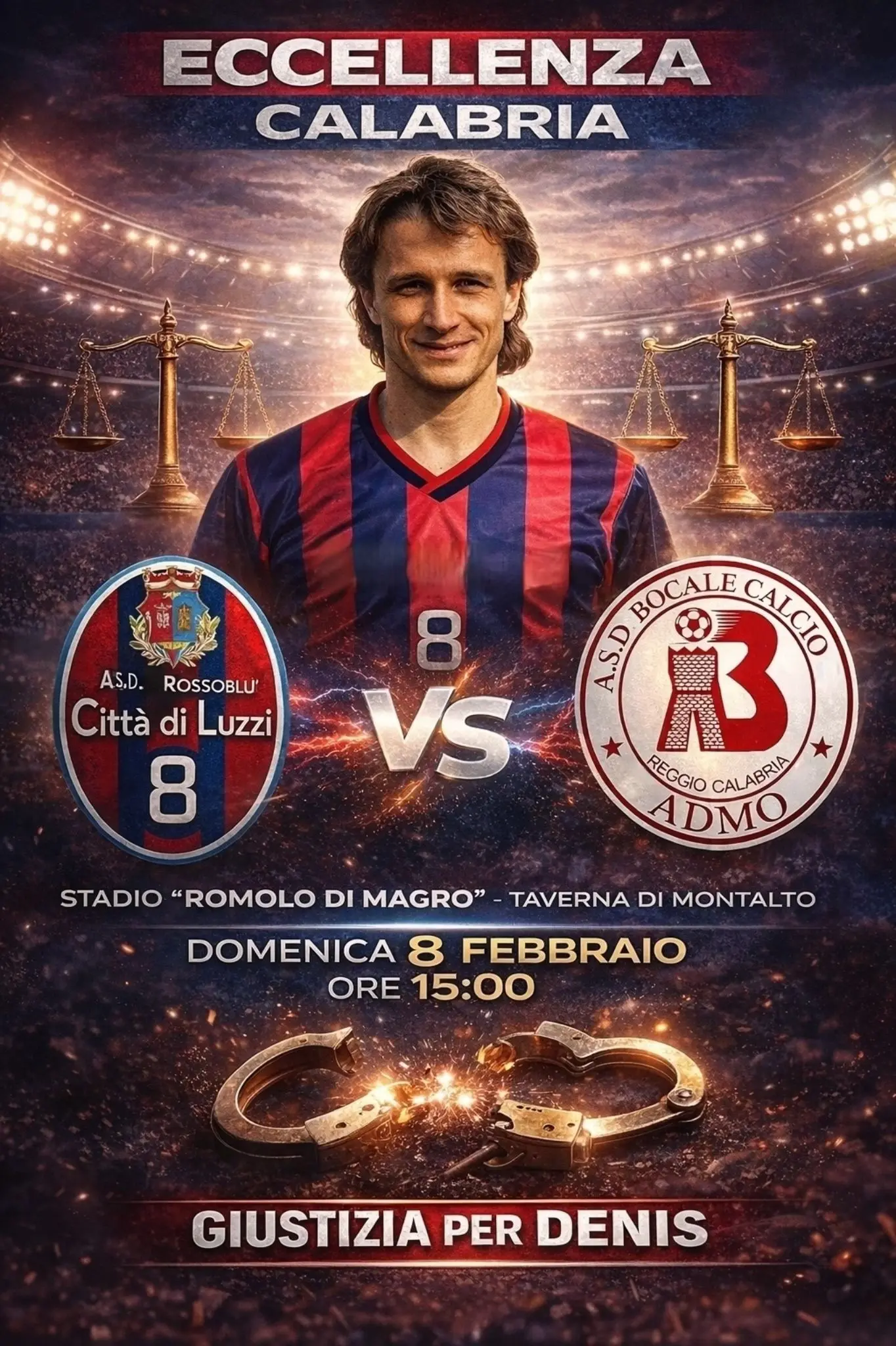 Bocale Calcio: in campo per Denis Bergamini, tra sport e giustizia\n