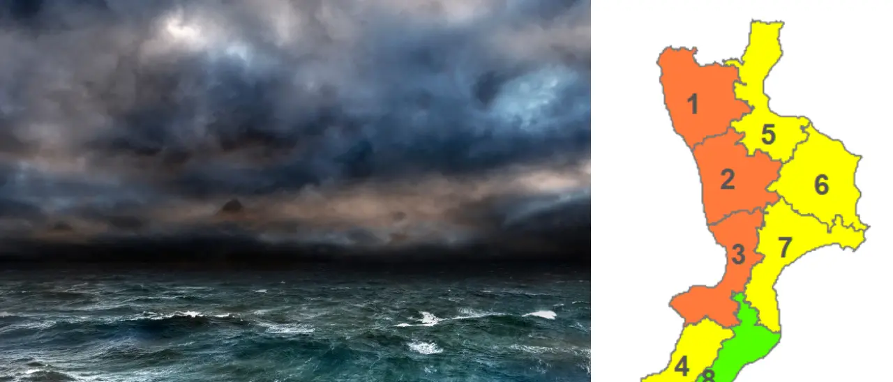 Domani allerta arancione nel Vibonese, i Comuni\u00A0chiudono le scuole: inizia Vibo, ecco l’elenco\u00A0-\u00A0LIVE\n