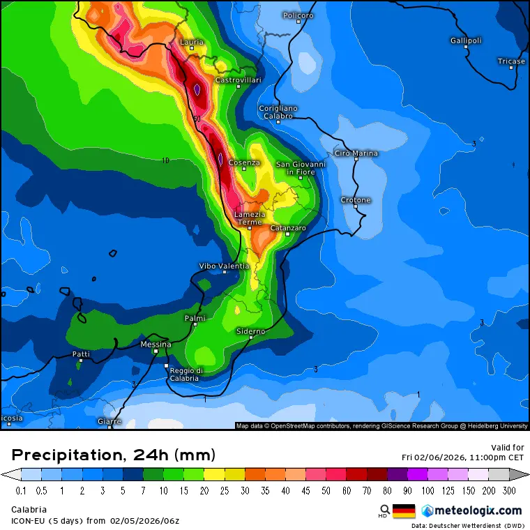 Il meteo in Calabria, prevista una nuova perturbazione che\u00A0interesserà\u00A0la regione\n