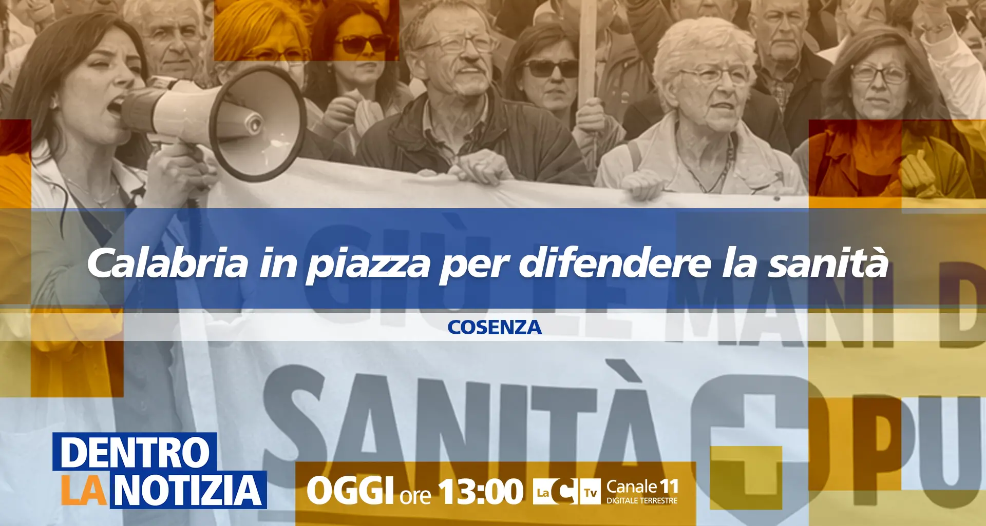 Da Vibo a Cosenza: la Calabria in piazza a difesa della sanità pubblica. Appuntamento a Dentro la notizia\n