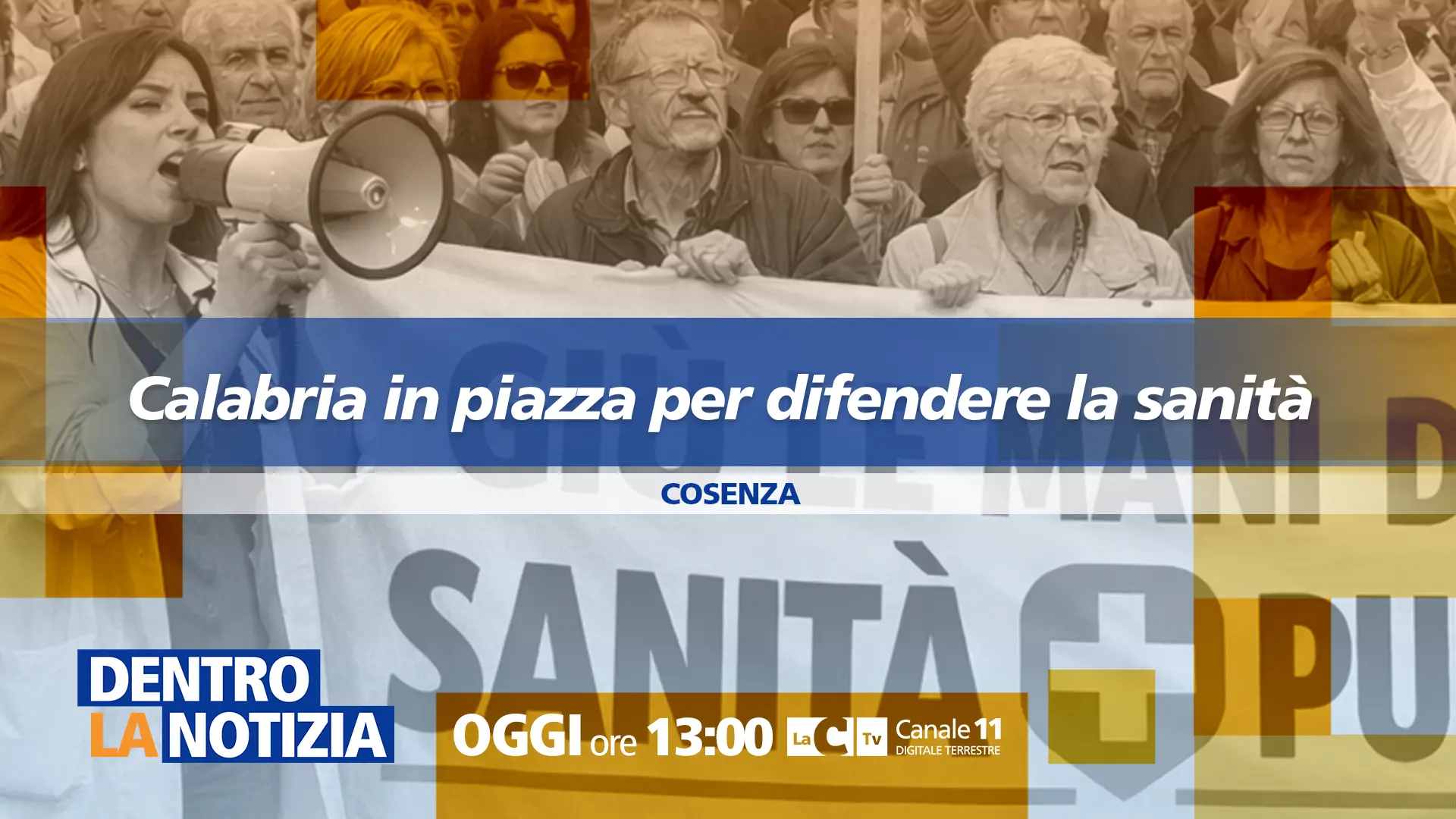 Da Vibo a Cosenza: la Calabria in piazza a difesa della sanità pubblica. Appuntamento a Dentro la notizia\n