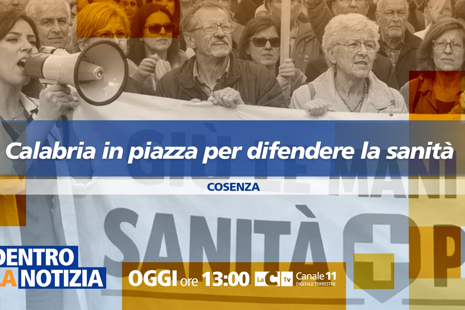 Da Vibo a Cosenza: la Calabria in piazza a difesa della sanità pubblica. Appuntamento a Dentro la notizia\n