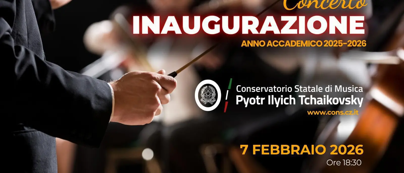 Concerto inaugurale dell’Anno Accademico 2025/2026 del Conservatorio “P. I. Tchaikovsky”\n