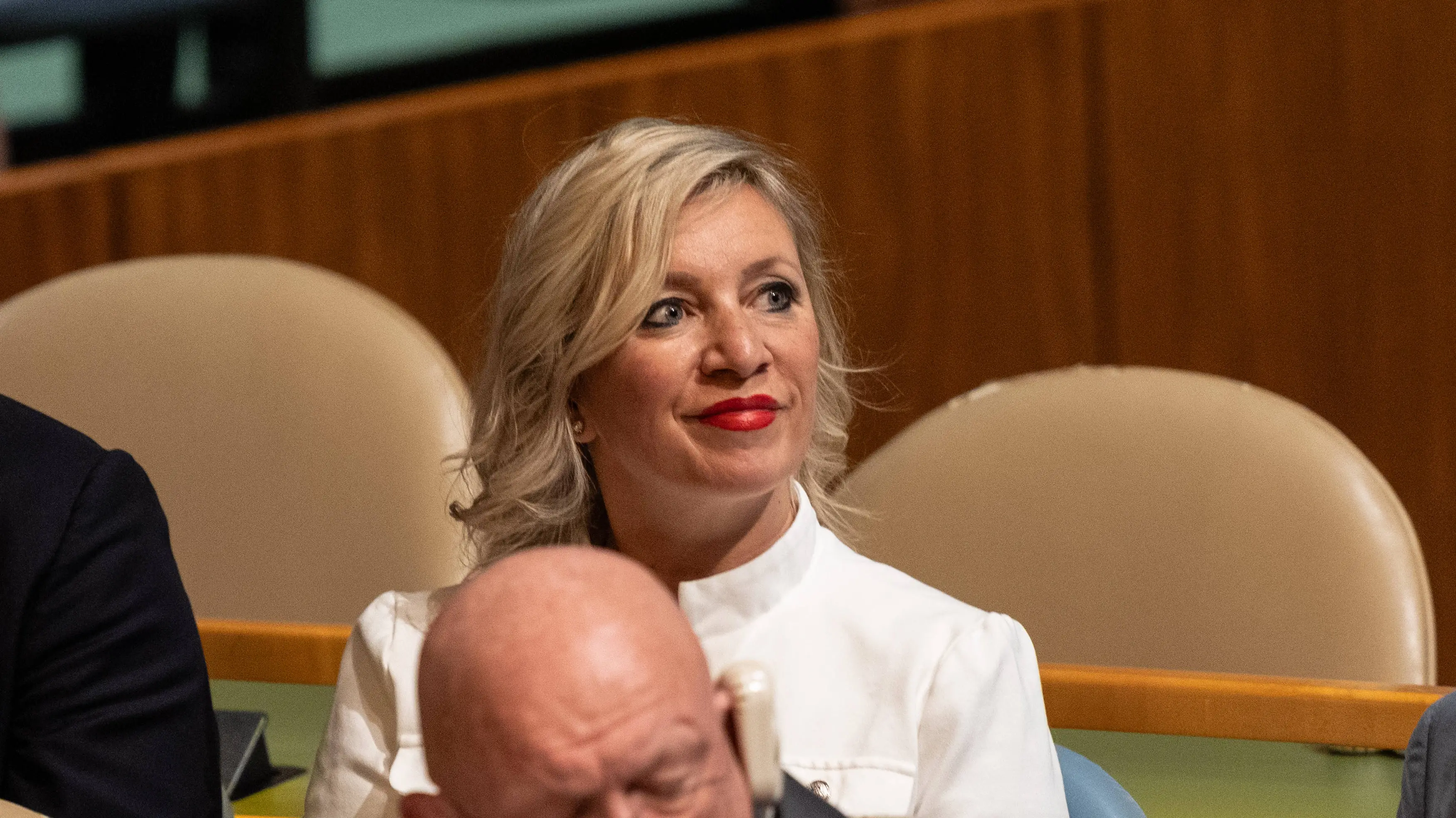 <p>Maria Zakharova</p>\\n , Lev Radin/PACIFIC PRESS/SIPA