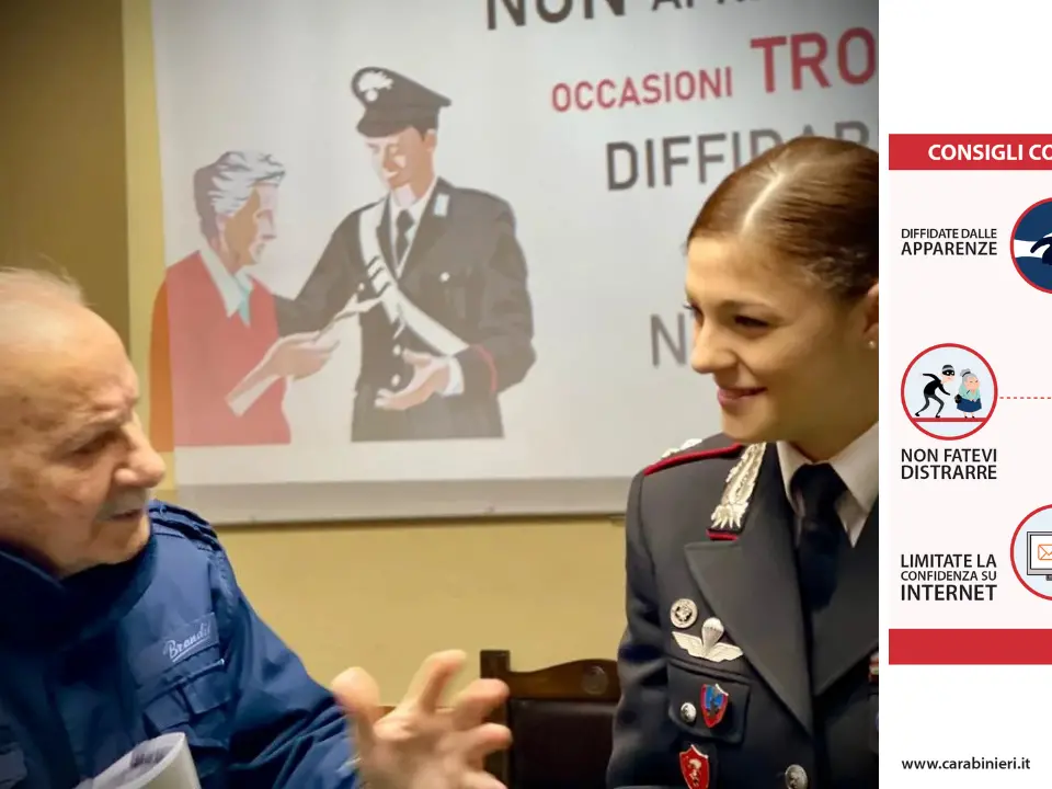 Truffe agli anziani, i carabinieri di Vibo avviano un nuovo ciclo di incontri per imparare a difendersi
