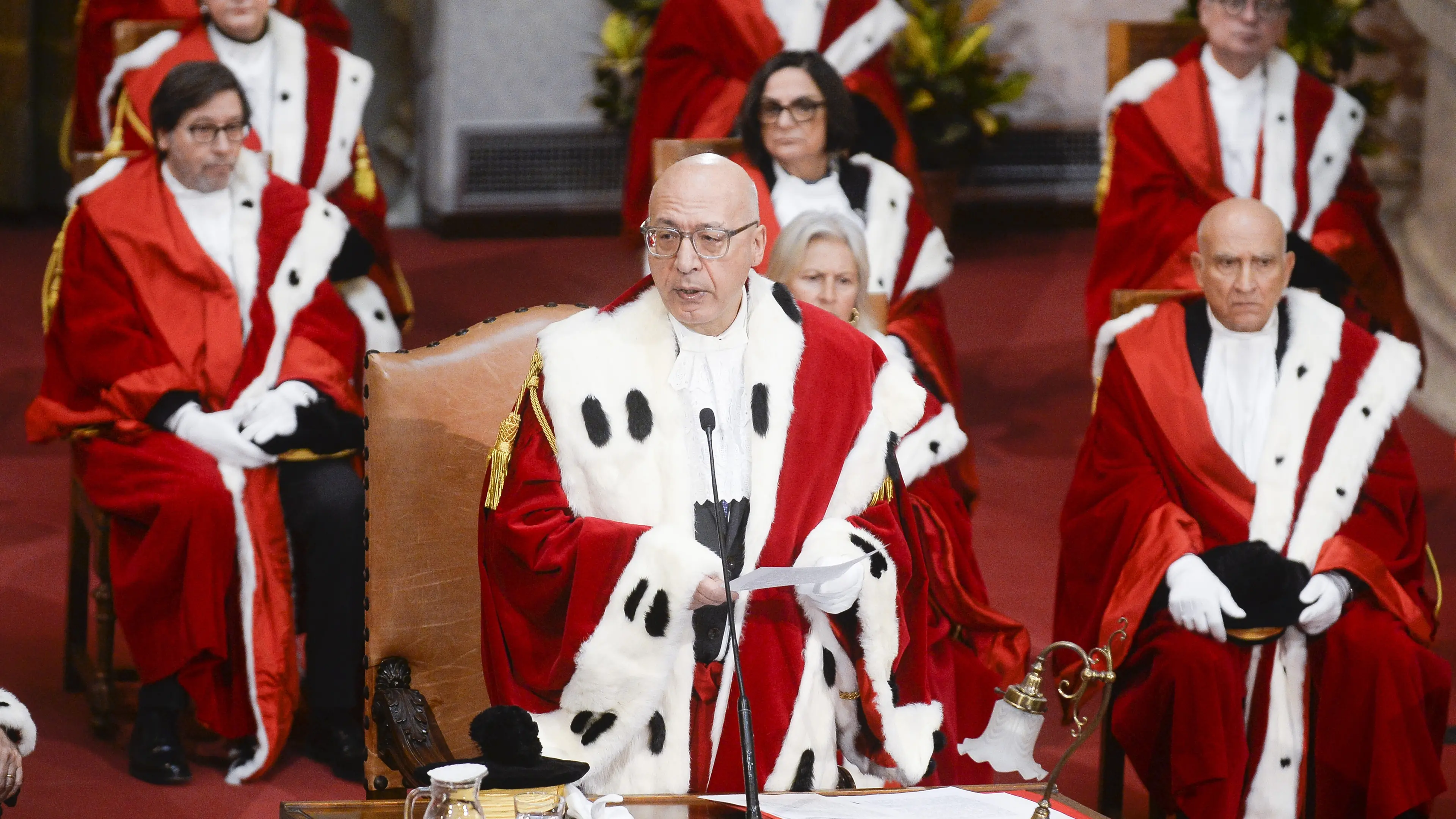 <p>Il Primo Presidente della Corte di Cassazione Pasquale D'Ascola</p>\\n , FOTOGRAMMA / STEFANO CAROFEI
