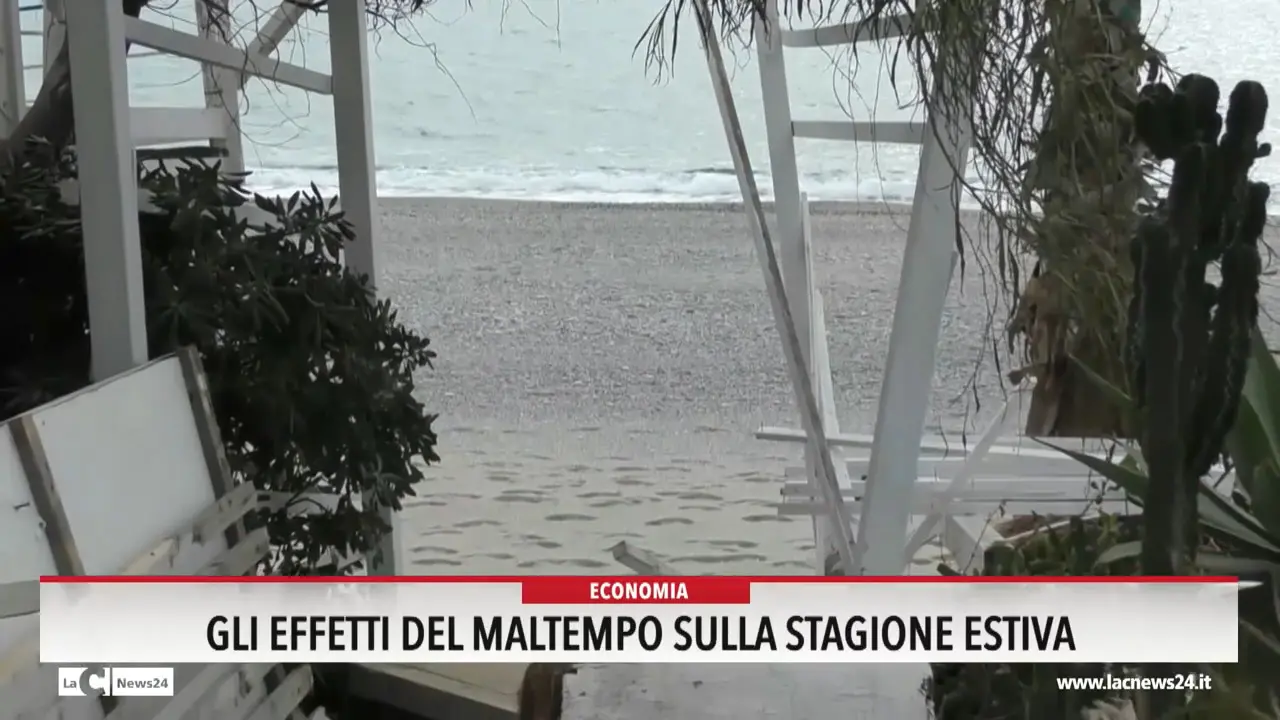 Gli effetti del maltempo sulla stagione estiva