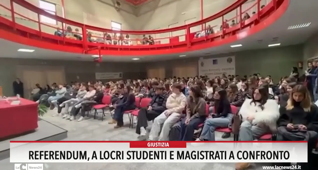 Referendum a Locri, studenti e magistrati a confronto