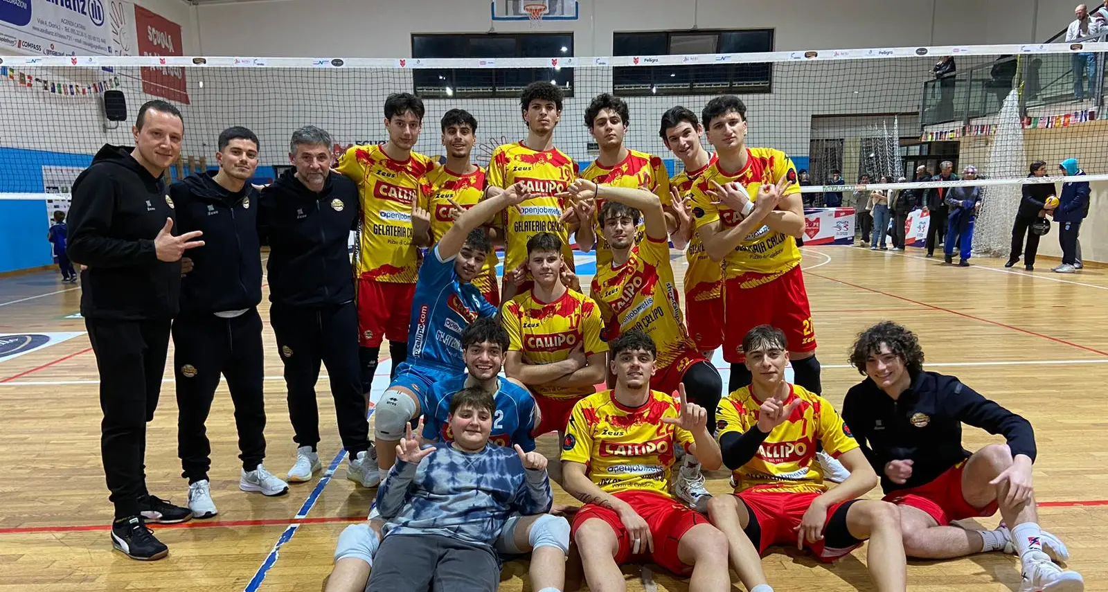 Bella vittoria in trasferta per la Tonno Callipo maschile: superata 3-1 la Gupe Catania