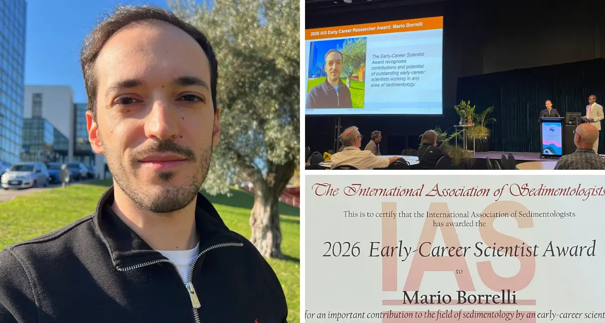 Unical, Mario Borrelli premiato dalla IAS al congresso mondiale di sedimentologia\n