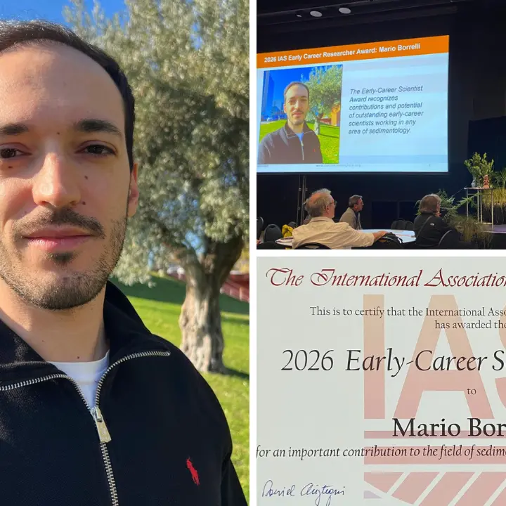Unical, Mario Borrelli premiato dalla IAS al congresso mondiale di sedimentologia\n
