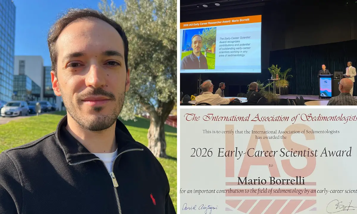 Unical, Mario Borrelli premiato dalla IAS al congresso mondiale di sedimentologia\n