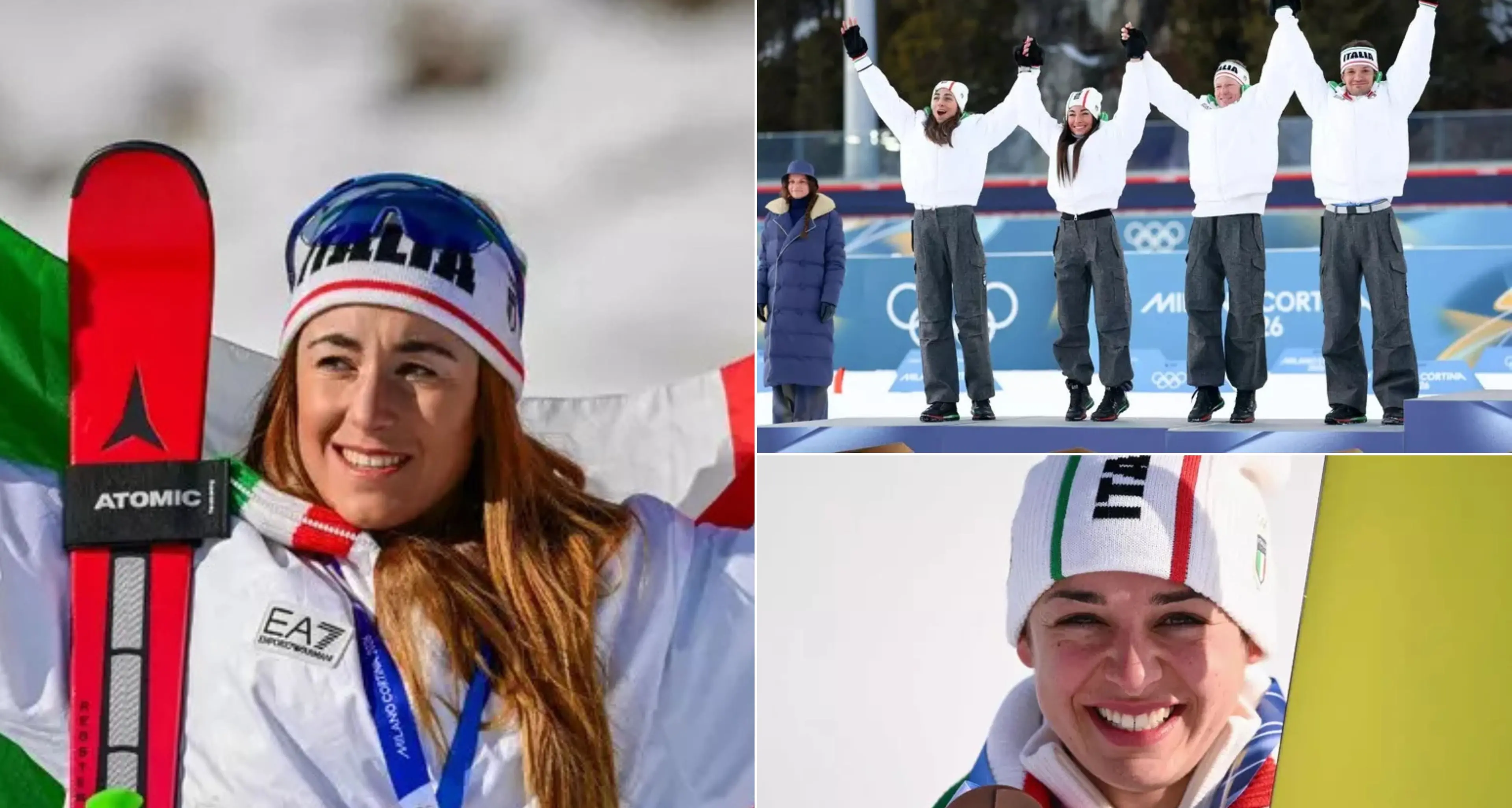 Sofia Goggia è bronzo nella discesa libera, medaglie anche dal biathlon e dallo snowboard