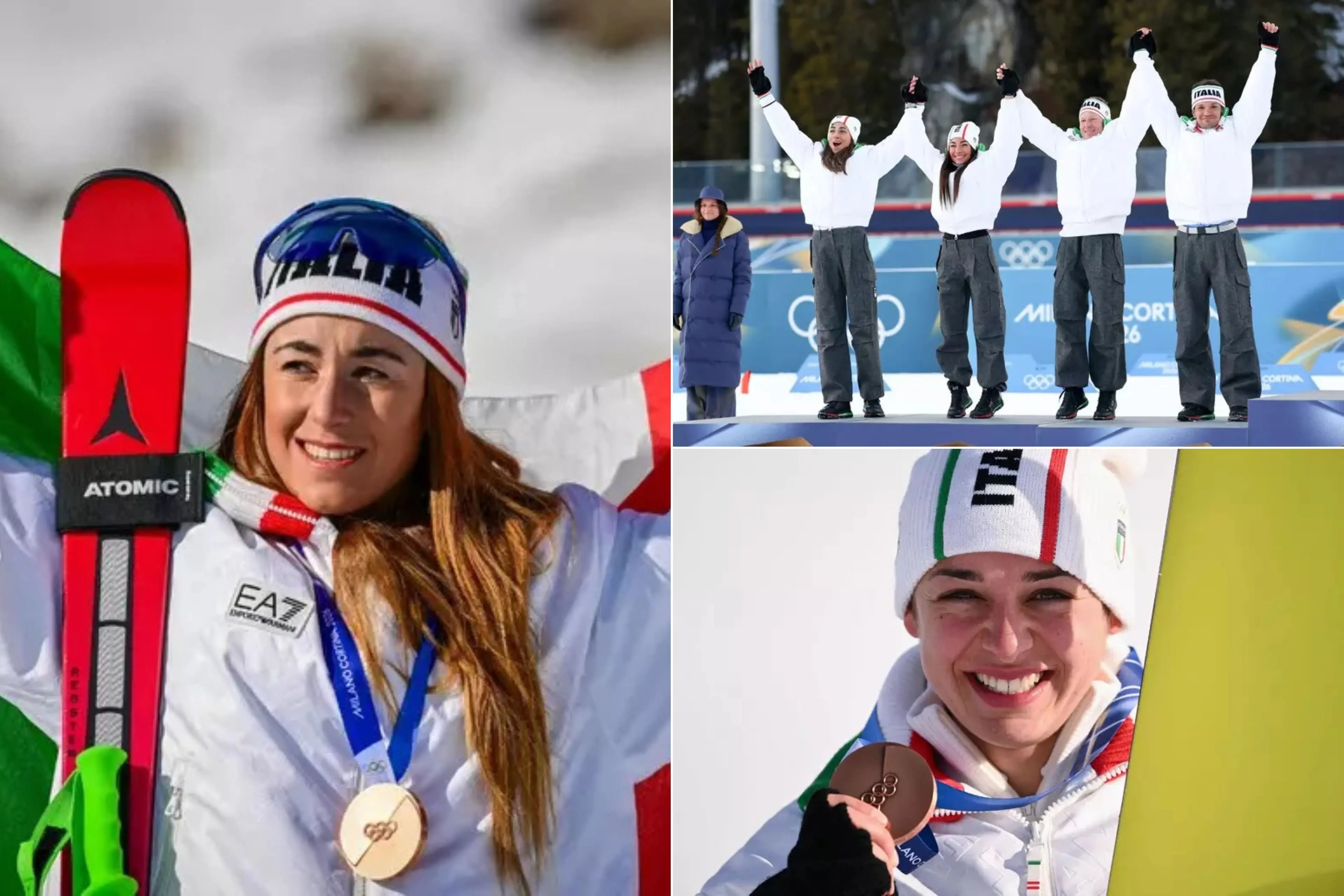 Sofia Goggia è bronzo nella discesa libera, medaglie anche dal biathlon e dallo snowboard