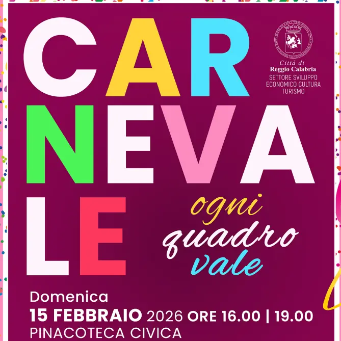 Reggio, la Pinacoteca Civica apre le sue sale ai bambini con l’iniziativa “A Carnevale ogni quadro vale!”