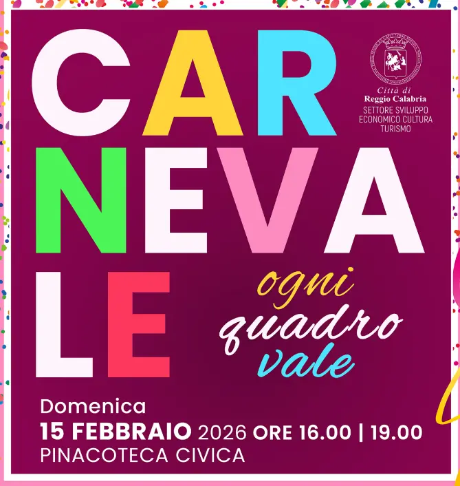 Reggio, la Pinacoteca Civica apre le sue sale ai bambini con l’iniziativa “A Carnevale ogni quadro vale!”