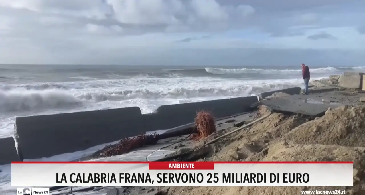 La Calabria frana, servono 25 miliardi di euro