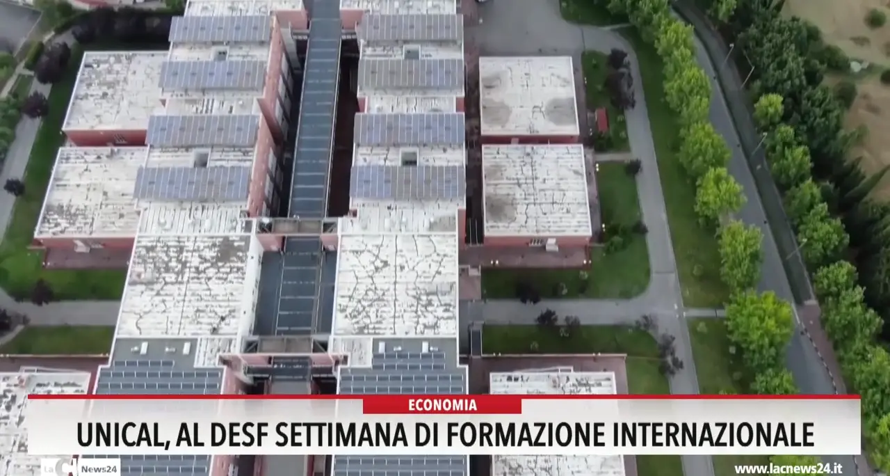 Unical, al Desf settimana di formazione internazionale