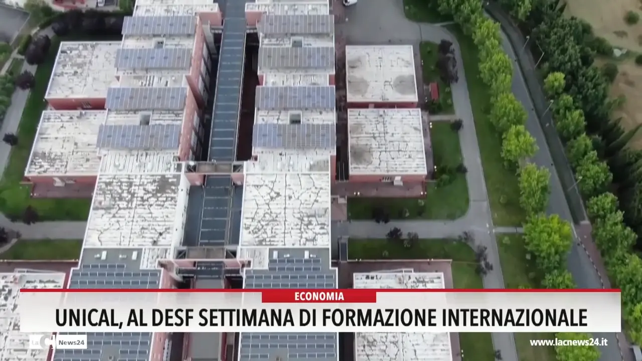 Unical, al Desf settimana di formazione internazionale