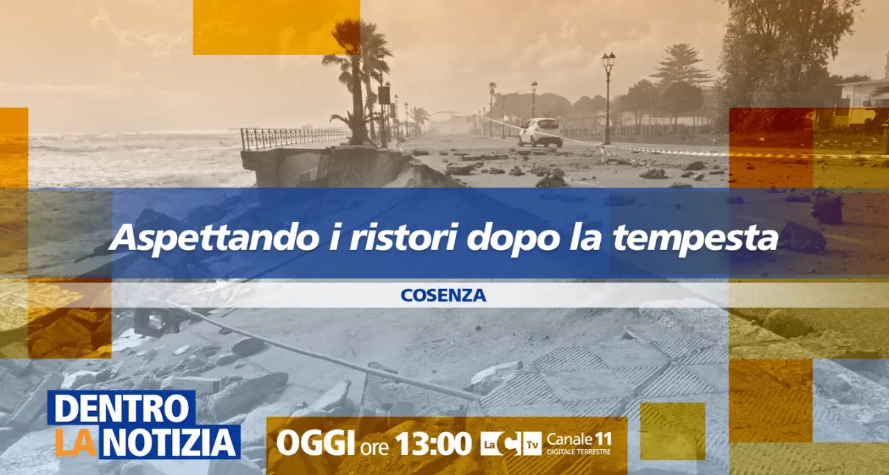 Aspettando i ristori dopo la tempesta, ne parliamo oggi a Dentro la notizia su LaC Tv\n